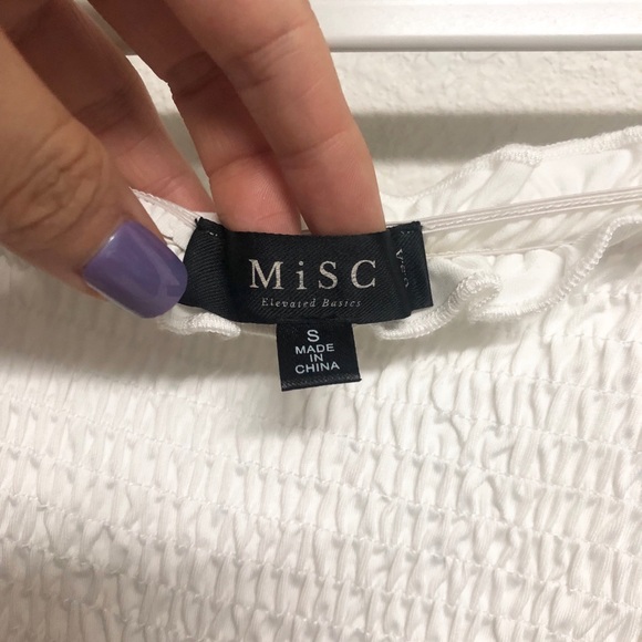 Misc Smocked & Lace Knit Sleeved Top - Picture 5 of 5